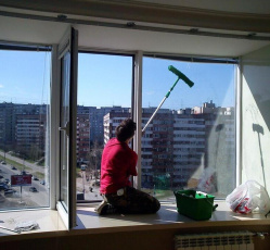 Мытье окон в однокомнатной квартире Кондрово